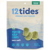 12 Tides Organic Puffed Kelp Chips - Plant Based, Non-Gmo, Gluten Free, No Added Sugar, Ocean-Friendly Snacks (Sea Salt)