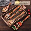 7-Piece wood Utensils Set, Durable, Eco-Friendly, Wooden Spoons for cooking, Kitchen Tool