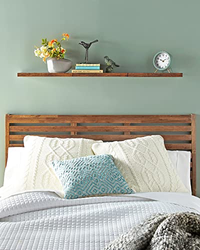 Floating Wood Shelves - Wall Mounted, for Kitchen, with 22lbs Capacity Set of 3