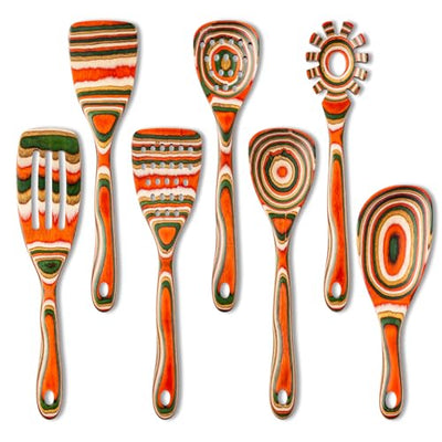 7-Piece wood Utensils Set, Durable, Eco-Friendly, Wooden Spoons for cooking, Kitchen Tool