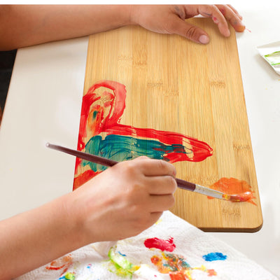 12 Packs Cutting Board Set with Handles 15 x 7 Inch, Acacia, Bamboo Wood)