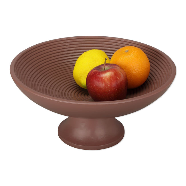 Acacia Wood Fruit Bowl for Kitchen Counter 12" Large