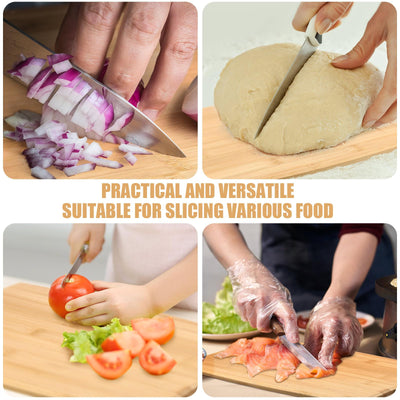 12 Packs Cutting Board Set with Handles 15 x 7 Inch, Acacia, Bamboo Wood)