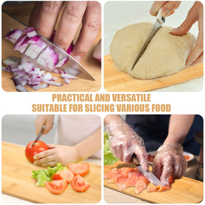 12 Packs Cutting Board Set with Handles 15 x 7 Inch, Acacia, Bamboo Wood)