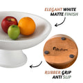 Acacia Wood Fruit Bowl for Kitchen Counter 12" Large