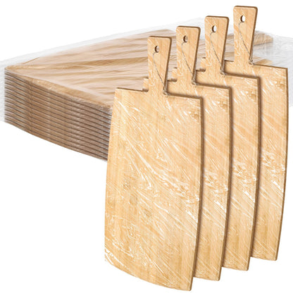 12 Packs Cutting Board Set with Handles 15 x 7 Inch, Acacia, Bamboo Wood)