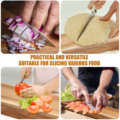 12 Packs Cutting Board Set with Handles 15 x 7 Inch, Acacia, Bamboo Wood)