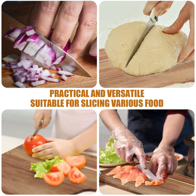 12 Packs Cutting Board Set with Handles 15 x 7 Inch, Acacia, Bamboo Wood)