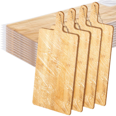 12 Packs Cutting Board Set with Handles 15 x 7 Inch, Acacia, Bamboo Wood)