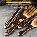 7-Piece wood Utensils Set, Durable, Eco-Friendly, Wooden Spoons for cooking, Kitchen Tool