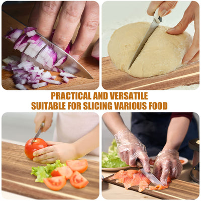 12 Packs Cutting Board Set with Handles 15 x 7 Inch, Acacia, Bamboo Wood)