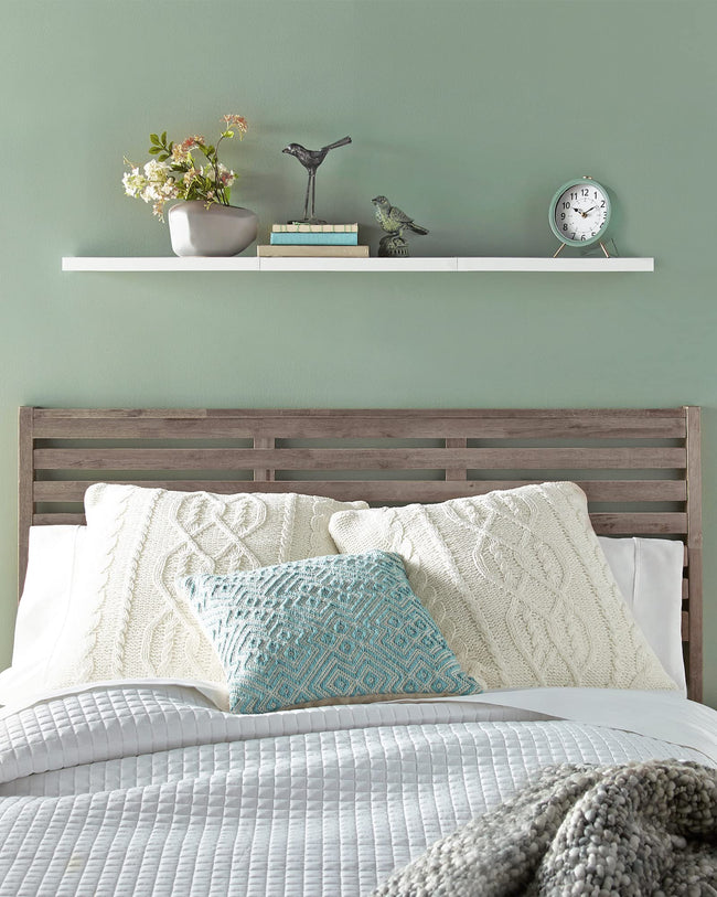 Floating Wood Shelves - Wall Mounted, for Kitchen, with 22lbs Capacity Set of 3