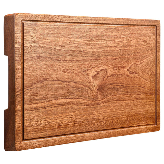 Wooden Cutting Boards For Kitchen Wood Chopping Board Thick One-piece Cutting Board With Juice Groove  15 * 10.2 * 1"