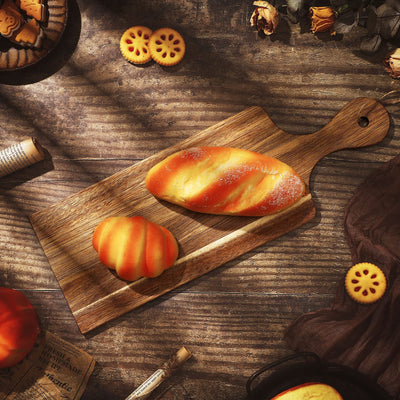 12 Packs Cutting Board Set with Handles 15 x 7 Inch, Acacia, Bamboo Wood)